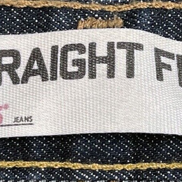 Levi's 505 Blue Dark Navy Men's Straight Fit Jeans - 38 x 30 - Picture 4 of 6